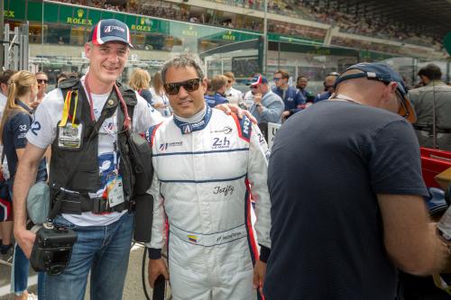 Marc Thomé with Juan Pablo Montoya